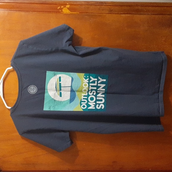 Life Is Good Women's Blue V Neck  Short Sleeve Shirt Top Size Large - Picture 3 of 6